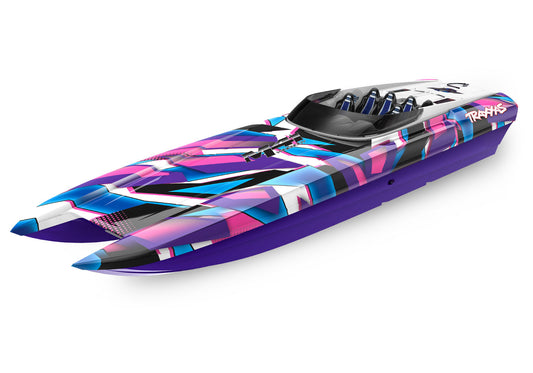 TRAXXAS DCB M41 WIDEBODY CATAMARAN Purple - 57046-4PRPL