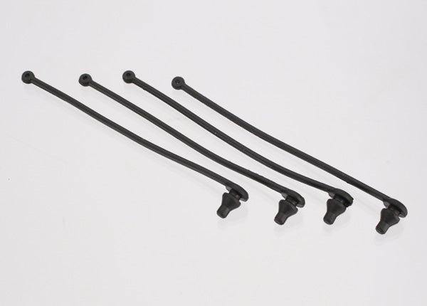 TRAXXAS Body Clip Retainer Black 4pcs - 5750