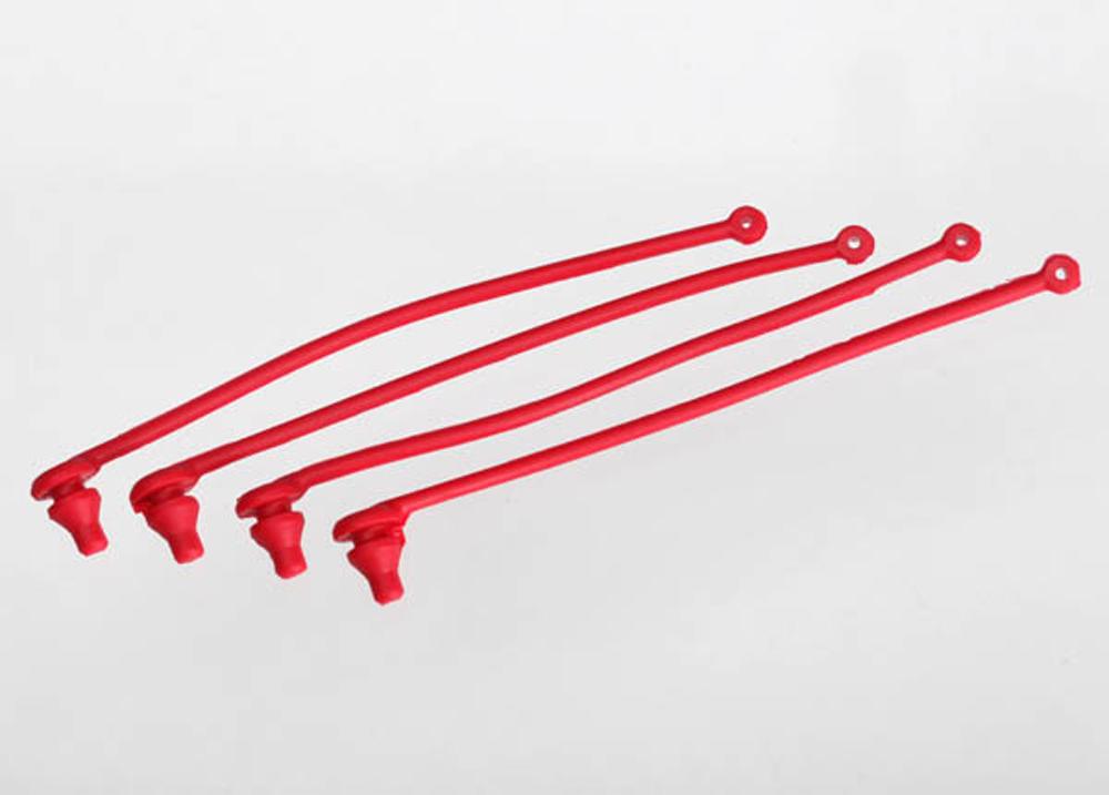 TRAXXAS Body Clip Retainer Red 4pcs - 5752