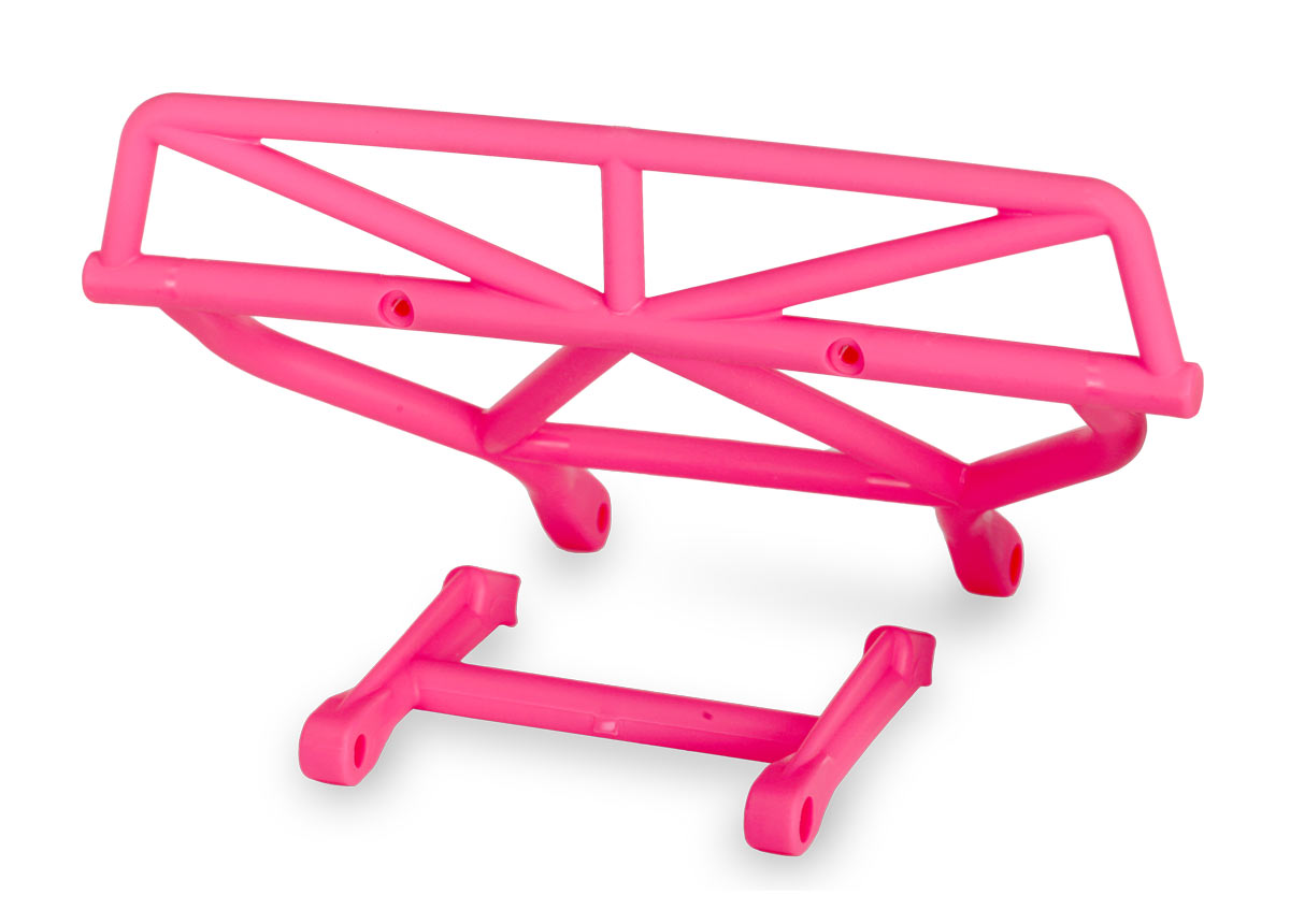 TRAXXAS Rear Bumper Pink w/ Mount - 5836P