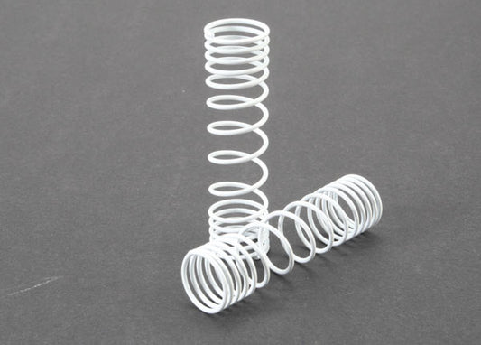 TRAXXAS Shock Springs Rear Progressive White Finish 2pcs - 5858