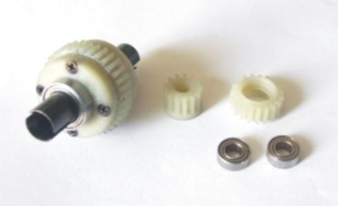 HBX Complete Diff Assembly w/ Bearings & Cups suit Quakewave/ Hellhound - HBX-KB-61051