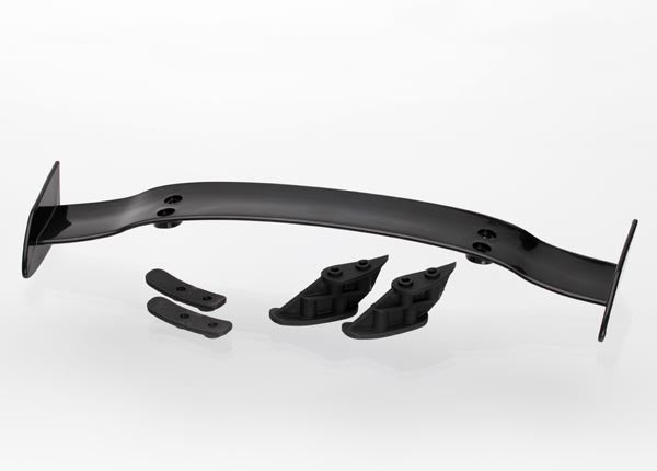 TRAXXAS Rear Wing Black w/ Mounts - 6414