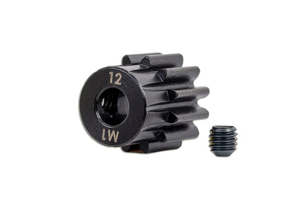 TRAXXAS 12T 1mmP 5mmSh Machined Pinion Gear - 6482X