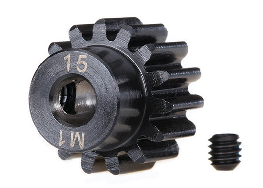 TRAXXAS 15T 1mmP 5mmSh Machined Pinion Gear - 6487R