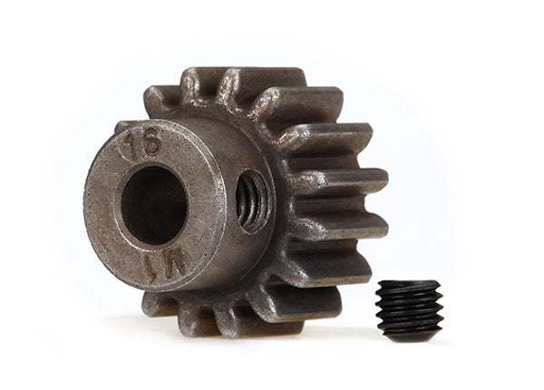 TRAXXAS 16T 1mmP 5mmSh Pinion Gear - 6489X