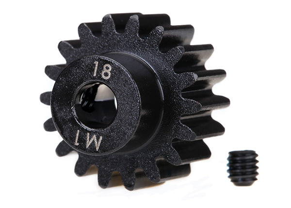 TRAXXAS 18T 1mmP 5mmSh Machined Pinion Gear - 6491R