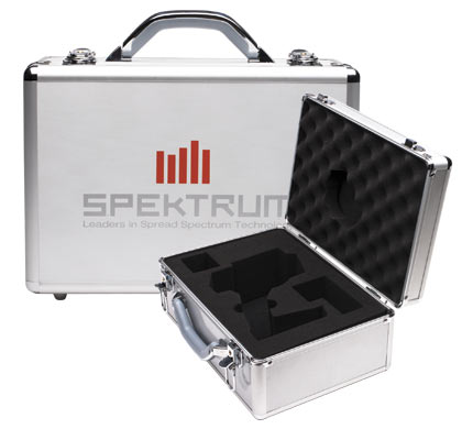 SPEKTRUM Single Surface Radio Aluminium Case w/ Locks - SPM6713