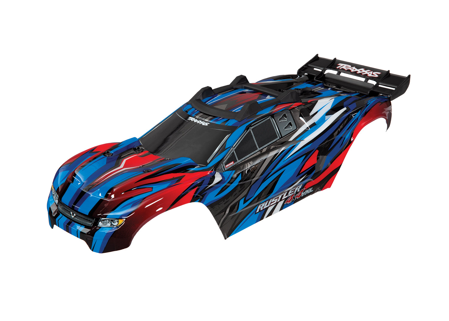 TRAXXAS Rustler 4WD Blue Body Shell w/ Cage Frame - 6717A