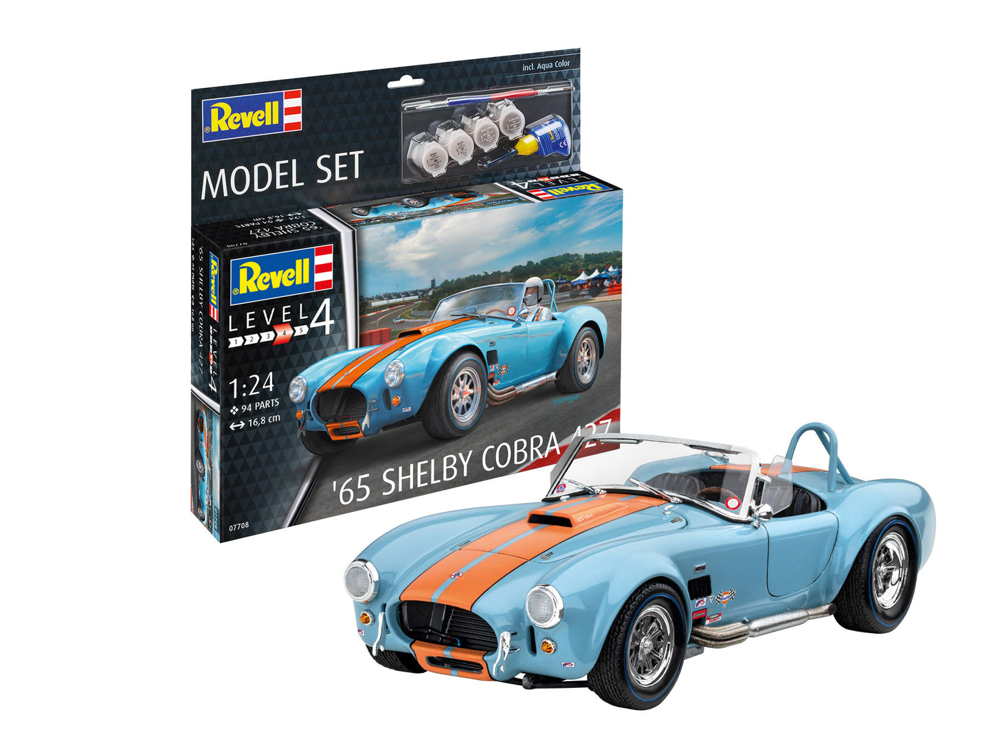 REVELL 1965 Shelby Cobra 427 Starter Set 1:24 - 67708