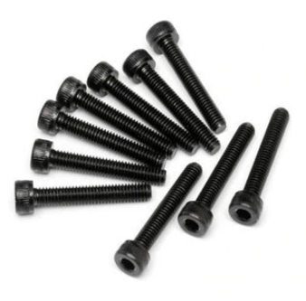 ROVAN 4x25mm Fine Thread Cap Head Screws 10pcs - ROV-68005