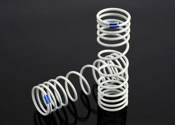 TRAXXAS Shock Springs Rear +20% Blue Rate Progressive 2pcs - 6868