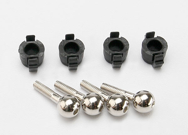 TRAXXAS 1:16 Pivot Balls & Caps 4pcs/ea - 7033