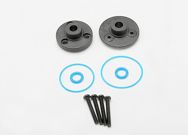 TRAXXAS 1:16 Diff Cover Plates & Gaskets - 7080