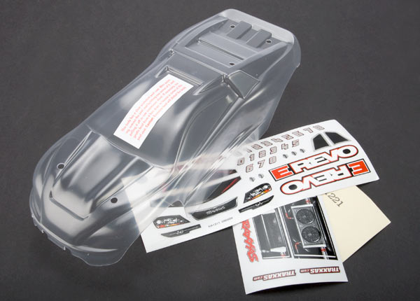 TRAXXAS Clear Body Shell suit 1:16 E-Revo - 7111