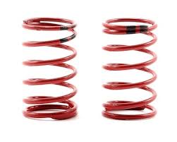 TRAXXAS 1:16 GTR Shock Springs 1.15 Dbl Black Rate Red Finish 2pcs - 7143