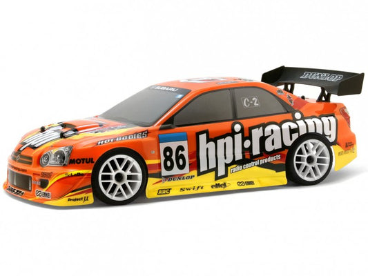 HPI 2004 Subaru Impreza Racing Clear Body Shell 200mm - HPI-7499