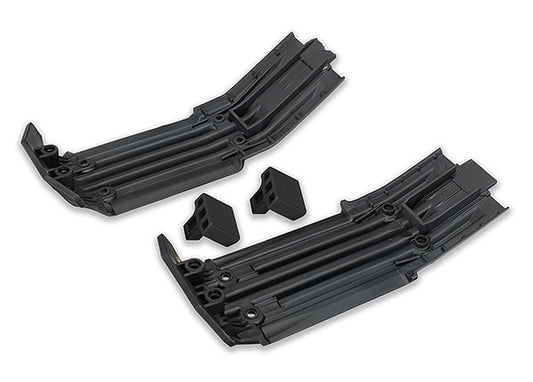 TRAXXAS Skidplate Fr & Rr w/ Rubber Impact Cushions - 7744