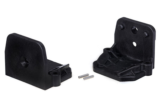 TRAXXAS Motor Mounts Fr & Rr Black w/ Pins - 7760