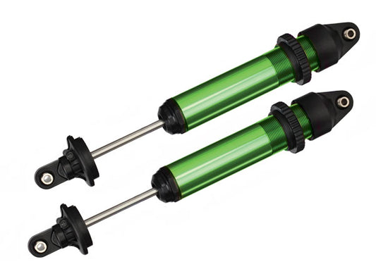 TRAXXAS GTX Shocks Green Aluminium No Springs 2pcs - 7761G