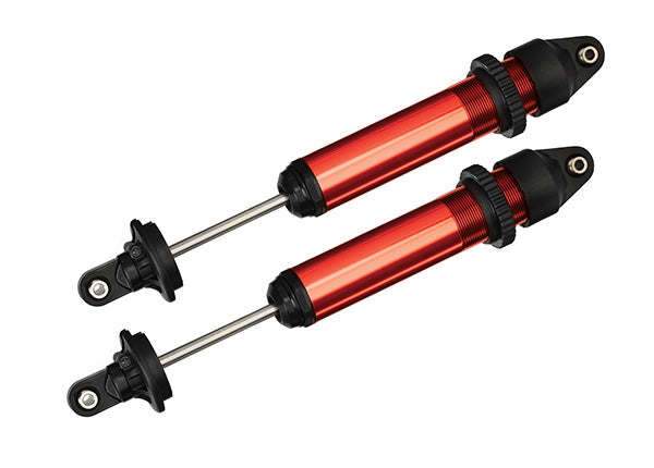 TRAXXAS GTX Shocks Red Aluminium No Springs 2pcs - 7761R