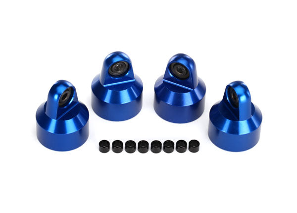 TRAXXAS GTX Shock Caps Blue Aluminium 4pcs - 7764A