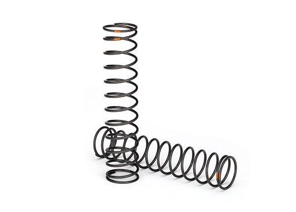 TRAXXAS GTX Shock Springs 0.929 Orange Rate Natural Finish 2pcs - 7854