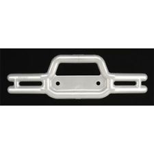 RPM Traxxas Revo Tubular Rear Bumper - Metallic Silver 80486