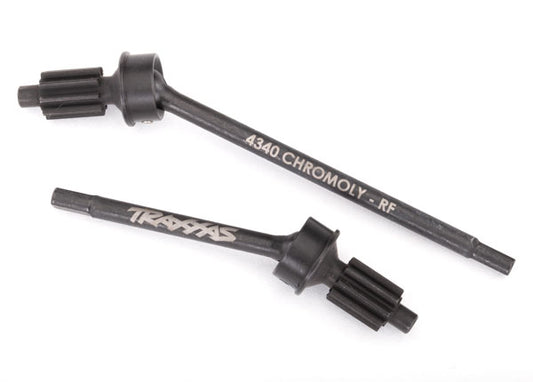 TRAXXAS HD Axle Shaft Front Chromoly Steel L&R w/ Portal Input Gear - 8062