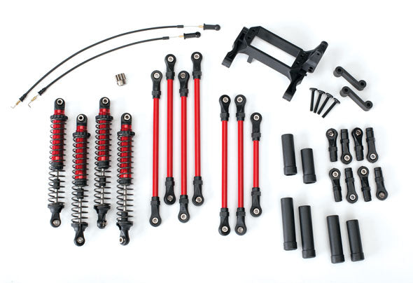 TRAXXAS Long Arm Lift Kit Red Aluminium suit TRX-4 - 8140R