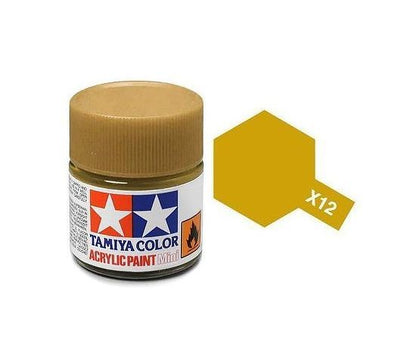 TAMIYA X-12 Gold Leaf Mini Acrylic 10ml - T81512