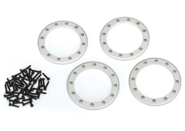 TRAXXAS 2.2in Satin Beadlock Rings w/ Screws suit TRX-4 4pcs - 8168