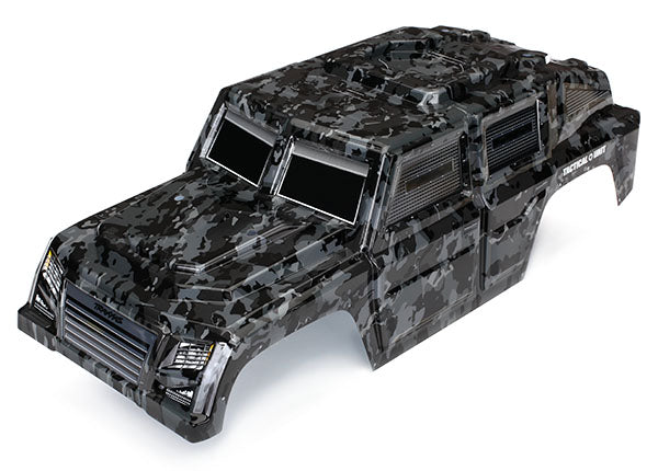 TRAXXAS Tactical Night Camo Graphics Body Shell suit TRX-4 - 8211X