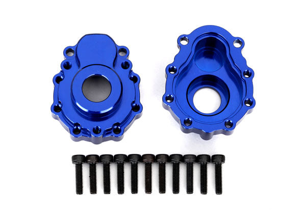 TRAXXAS Outer Portal Housings Blue 6061-T6 Aluminium w/ Hardware 2pcs - 8251X