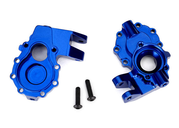 TRAXXAS Inner Front Portal Housings Blue 6061-T6 Aluminium 2pcs - 8252X