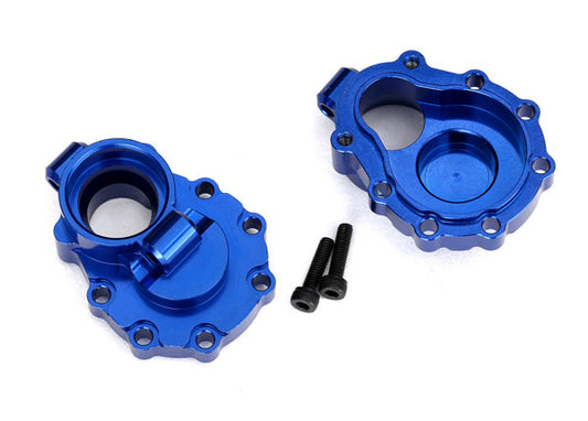 TRAXXAS Inner Rear Portal Housings Blue 6061-T6 Aluminium 2pcs - 8253X