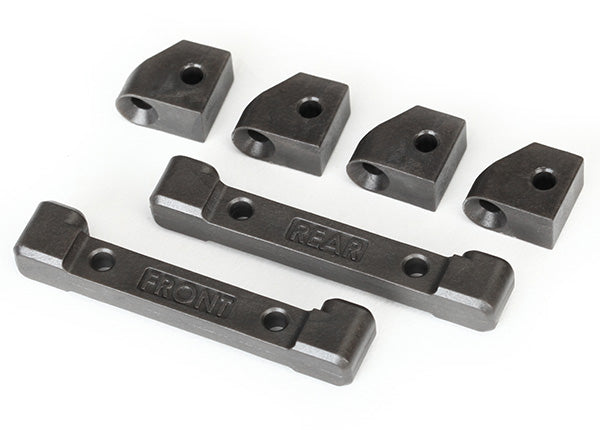 TRAXXAS Suspension Arm Mounts & Hinge Pin Retainers Fr/Rr - 8334