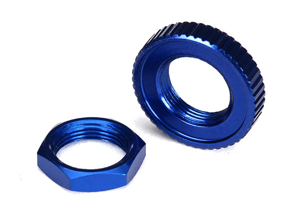 TRAXXAS Servo Saver Nuts Blue Aluminium 2pcs - 8345