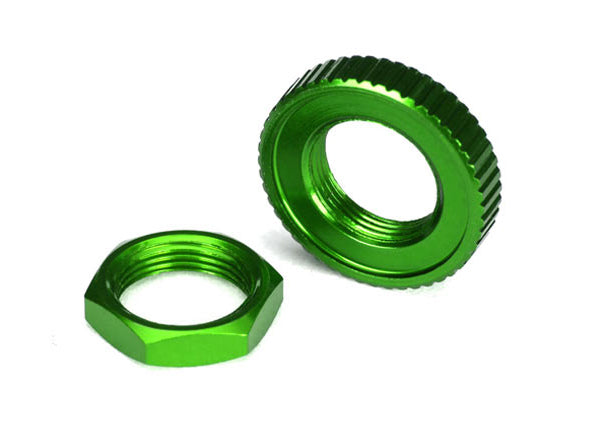 TRAXXAS Servo Saver Nuts Green Aluminium 2pcs - 8345G