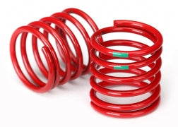 TRAXXAS Shock Spring 4.075 Green Rate Red Finish suit 8360 Shocks 2pcs - 8363