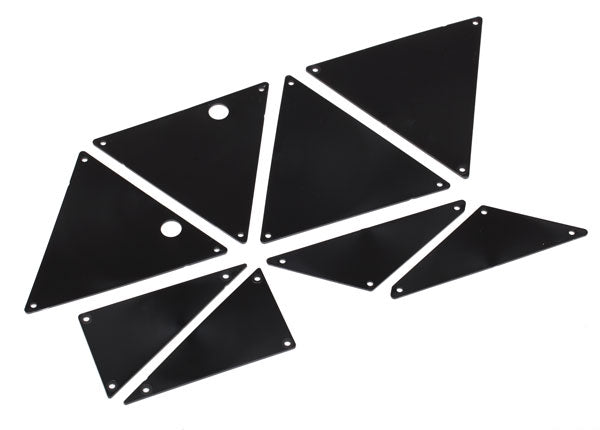 TRAXXAS Tube Chassis Black Inner Panels 8pcs - 8434