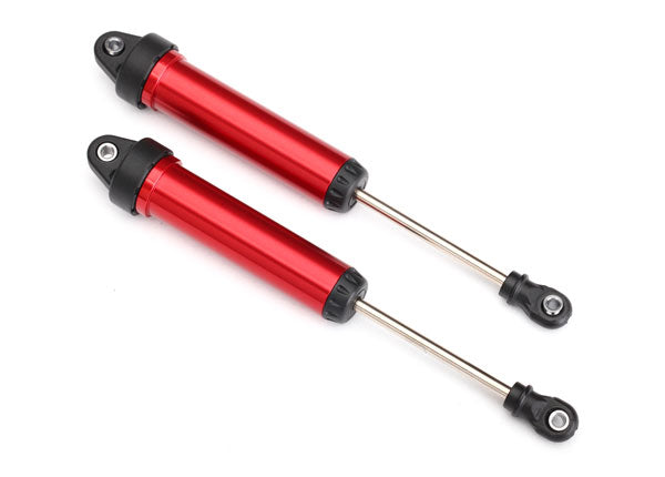 TRAXXAS GTR Shocks 134mm Un-Threaded Red Aluminium 2pcs - 8451R