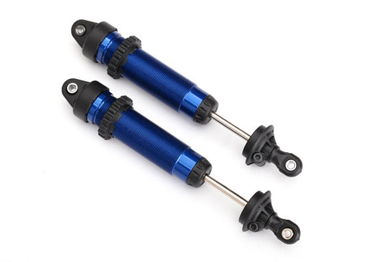 TRAXXAS GTR Shocks 139mm Threaded Blue Aluminium 2pcs - 8460X