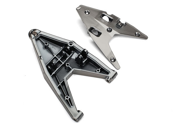 TRAXXAS Suspension Arm LHS Lower Black Satin Chrome w/ Insert 1pc - 8533X