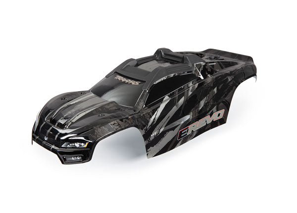 TRAXXAS E-Revo VXL V2 Black Body Shell w/ Cage Frame - 8611R