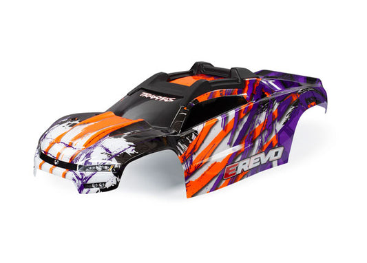 TRAXXAS E-Revo VXL V2 Purple Body Shell w/ Cage Frame - 8611T