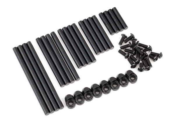 TRAXXAS Suspension Pin Set Hardened Steel Complete w/ Retainers & Hardware - 8940X