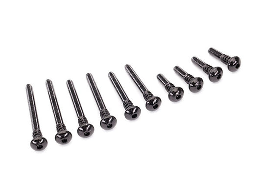 TRAXXAS Suspension Screw Pin Set Hardened Steel Fr & Rr 10pcs - 8940