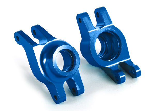 TRAXXAS Stub Axle Carriers Blue Aluminium 2pcs - 8952X