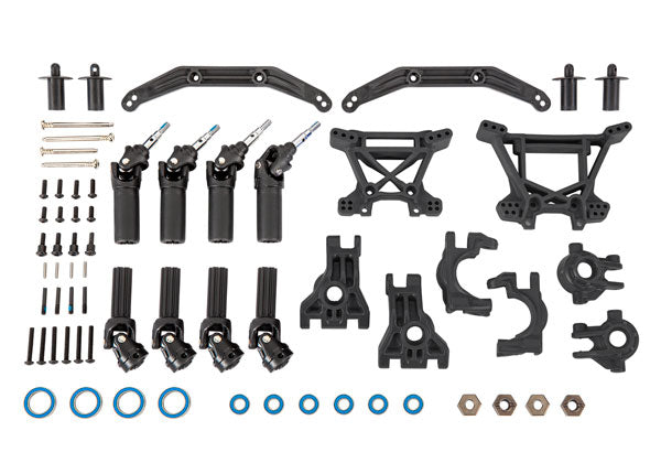 TRAXXAS Extreme HD Suspension & Driveline Upgrade Kit Black - 9080